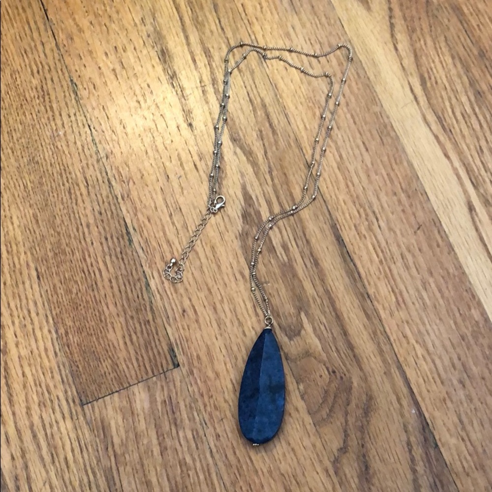 Blue Pendant Necklace from Madewell